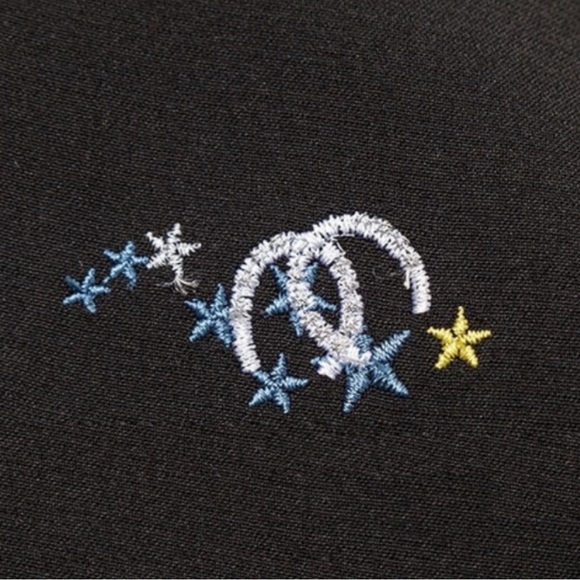 Maje Womens Embroidered Horse Shoe A Line Dress Black Silver Size Small - Picture 8 of 11